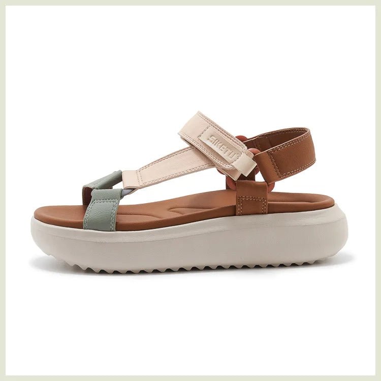 Sandals for Women's 2026 Summer New Lightweight Sandals for Casual Sports Comfort Thick Bottom Large Platform Womens Shoes - Kenner House Emporium