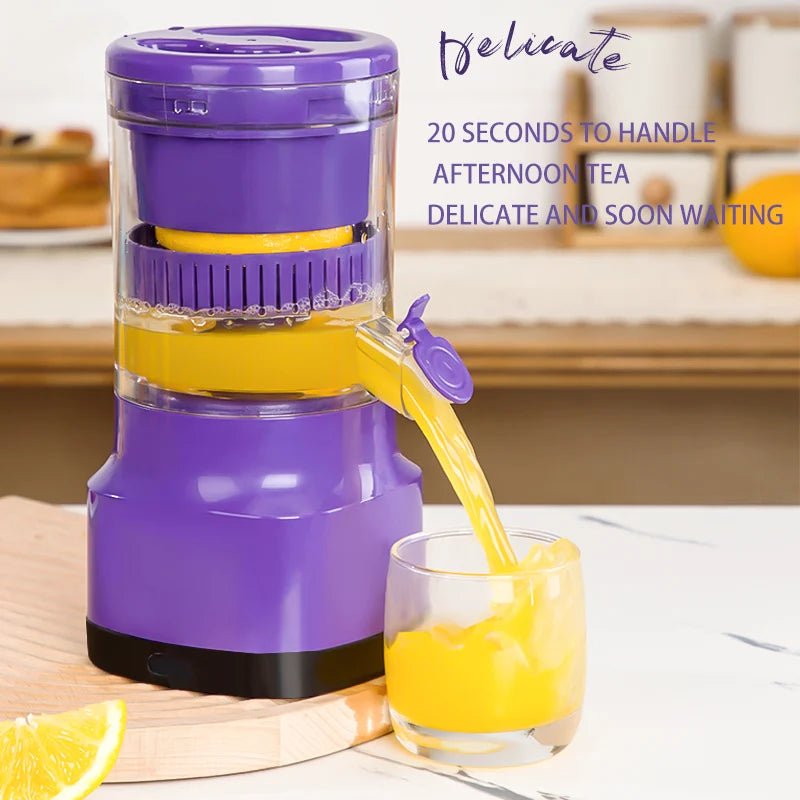 Electric Portable Blender Orange Juicer Mini Blender Automatic USB Charging Juicer Fruit Machine Juice Mixer Kitchen and Home - Kenner House Emporium