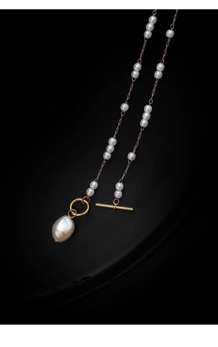New Arrival Natural Baroque Freshwater Pearl 14K Gold Filled Female Necklace Jewelry For Women Spring Gifts Never Fade - Kenner House Emporium
