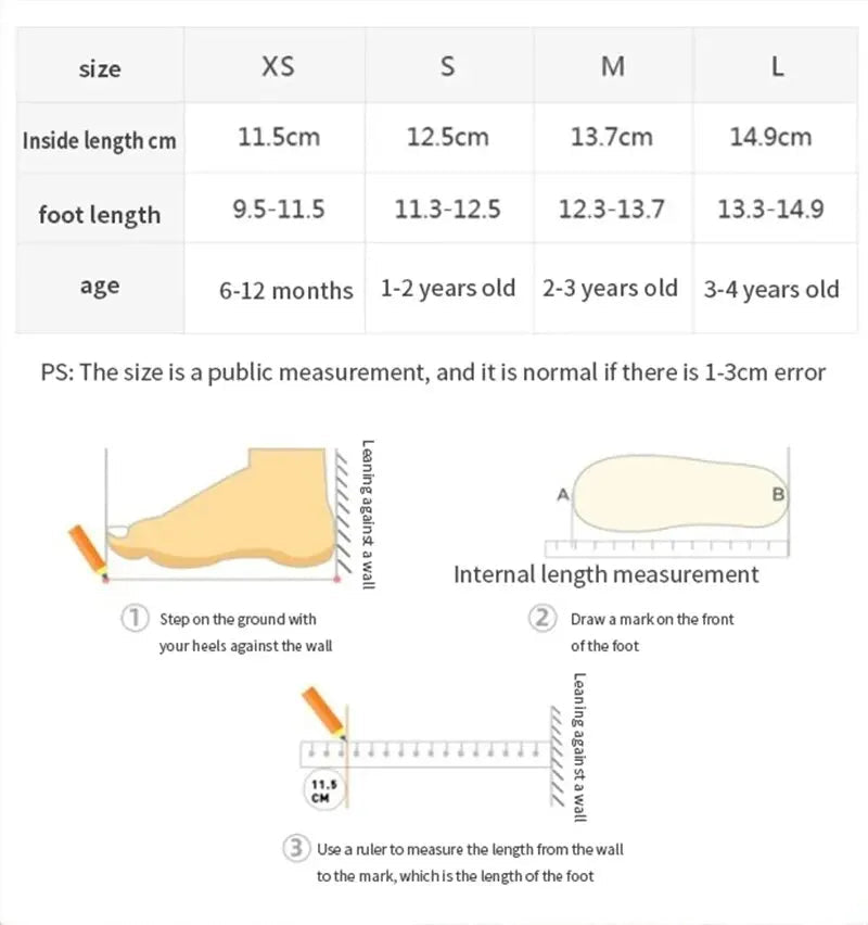 Baby Anti - slip Socks Newborn Warm Crib Floor Shoes with Rubber Sole for Children Boy Toddler Foot Girl Infant Cute Kids Slippers - Kenner House Emporium
