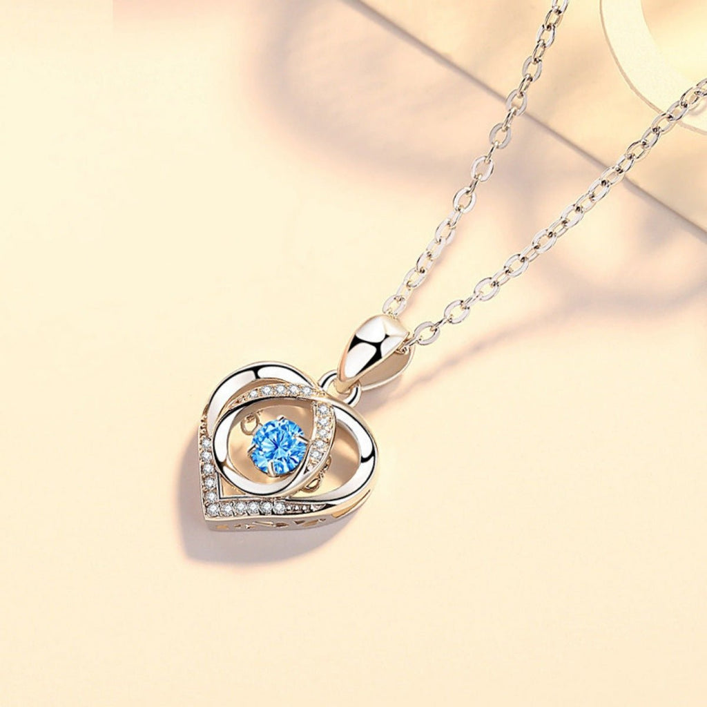 925 Sterling Silver Heart Pendant Necklace - Kenner House Emporium