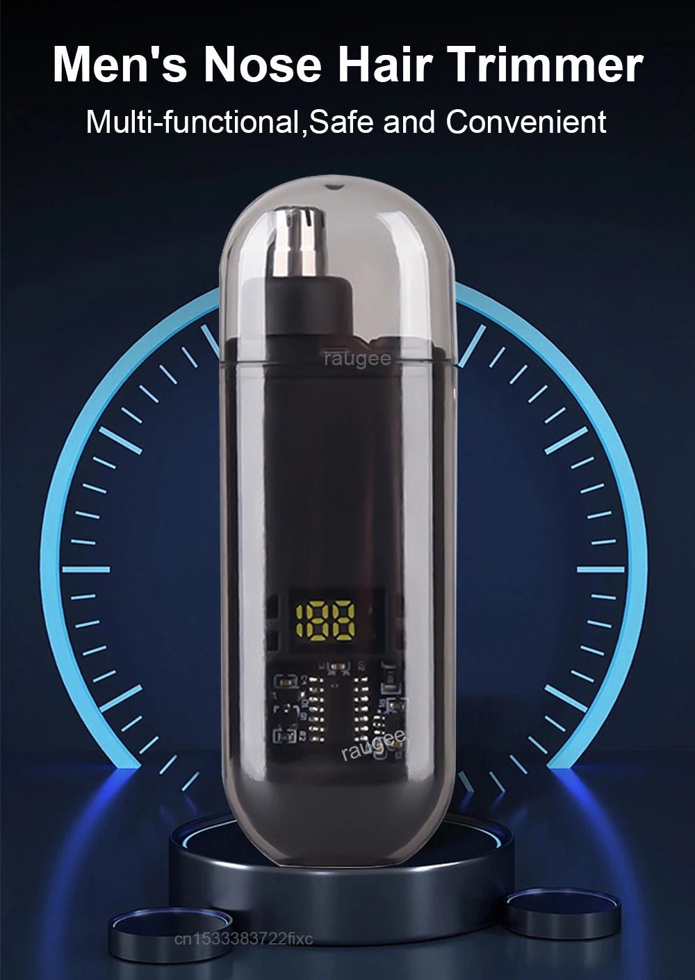 Nose Hair Trimmer Rechargeable Electric Nose Hair Remover Men Eyebrow Hair Shaving Razor Mini Pocket Portable Nose Hair Clipper - Kenner House Emporium