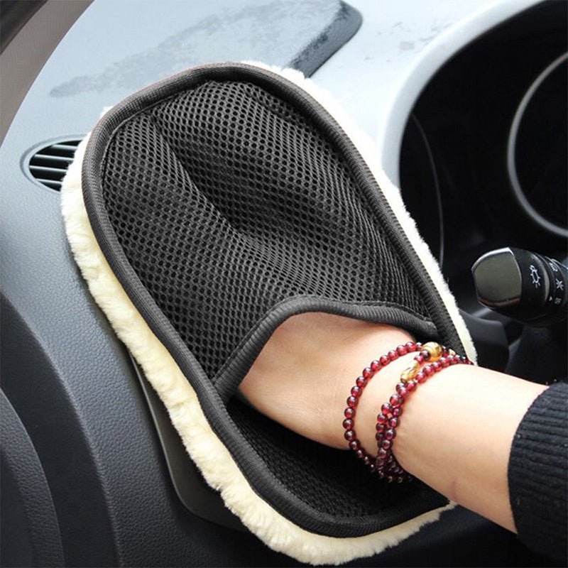 Car Brush Cleaner Soft Gloves 5.91*9.45inch Car Cleaning - Kenner House Emporium