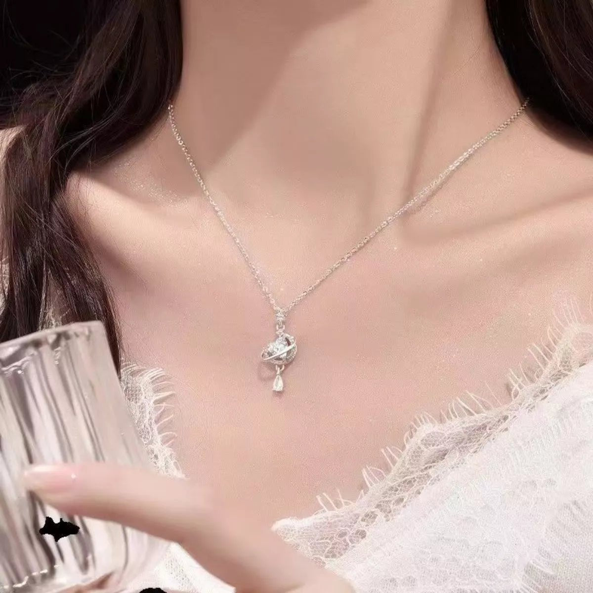 Planet Heart Pendant Necklace - Kenner House Emporium
