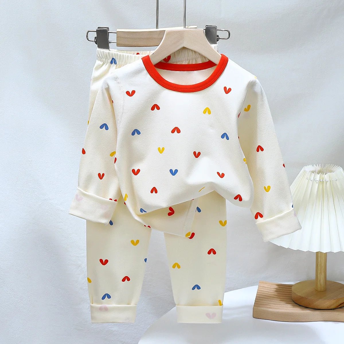 2 - Piece Set Soft Cotton Pajamas Children Boys Girls Baby Spring Autumn Cartoon Long Sleeve Home Sleepwear Set 2 - 10Y - Kenner House Emporium