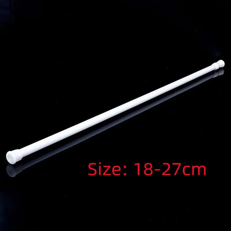Adjustable Curtain Rod Without Drilling Metal Spring Loaded Bathroom Bar Shower Extendable Telescopic PolesHanging Rods 32 - 90cm - Kenner House Emporium