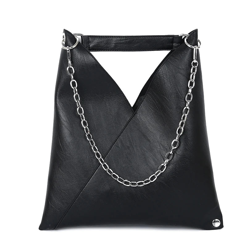 Fashion Leather Handbags for Ladies Luxury Handbags Women Bags Designer Large Capacity Tote Simple Chain Shoulder Bag Female - Kenner House Emporium