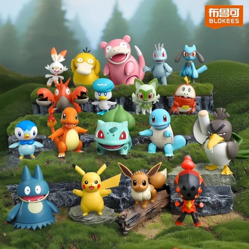 Blokees Pokemon Classic Version Cv - S Vol.1 - 3 Full Set Buildable Model Collectible Desk Display Toys Birthday Gift Collectors - Kenner House Emporium