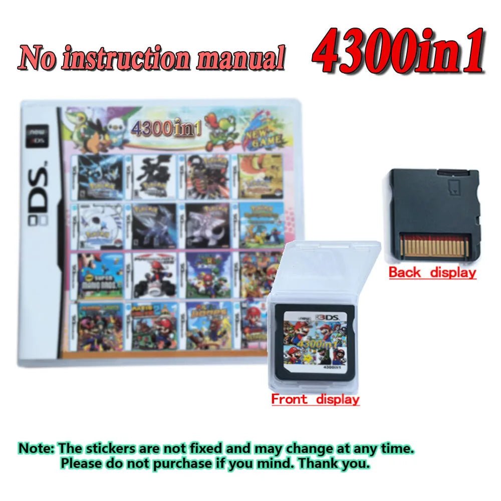 Pokemon Album 23 In 1 Video Game Cartridge Card for DS 3DS NDSI NDSLL NDSXL 3DS XL Video Game Console - Kenner House Emporium