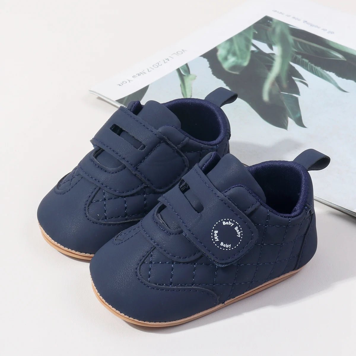 Spring And Autumn Baby Boys And Girls First Walking Toddler Shoes With PU Leather and TPR Sole - Kenner House Emporium