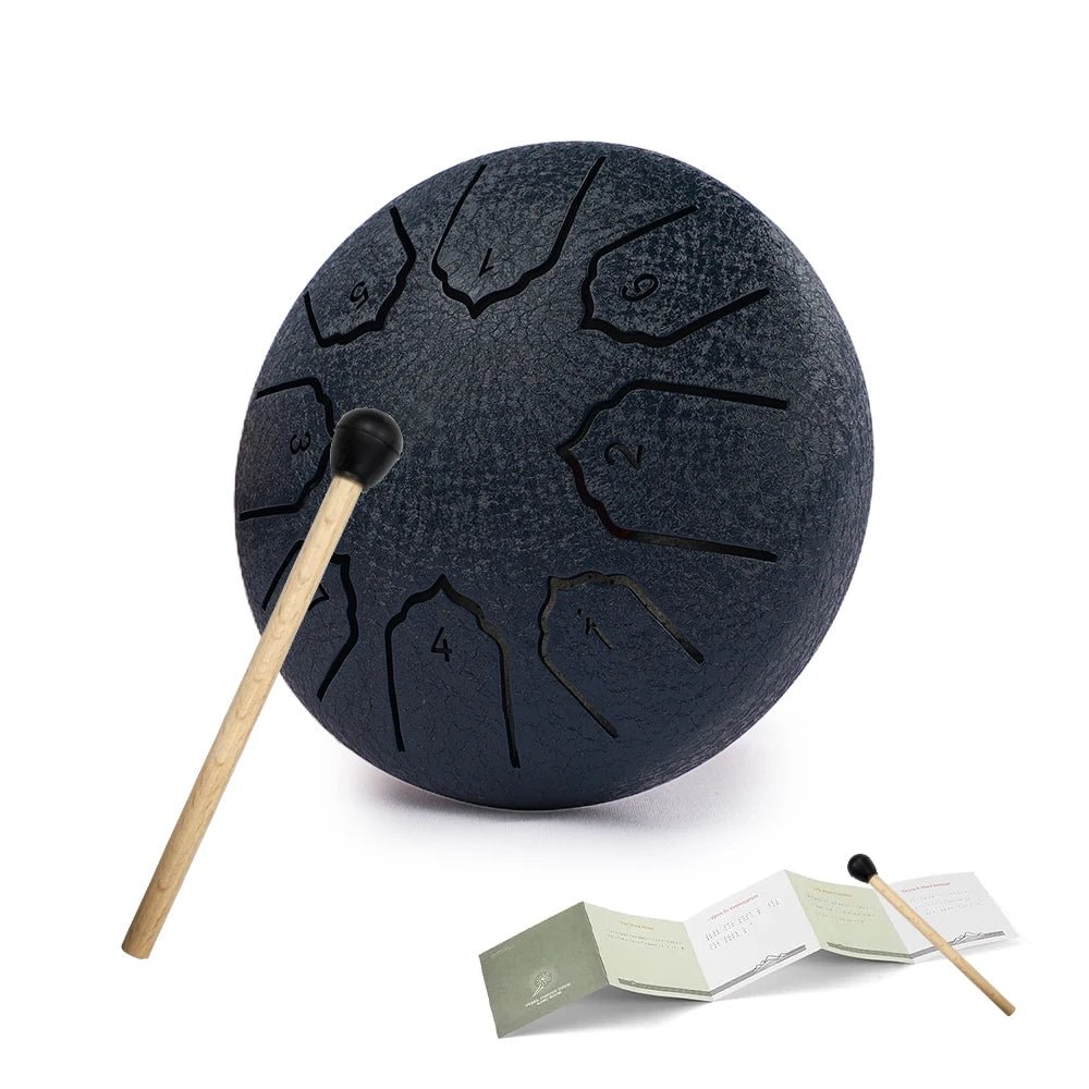 Mini Steel Tongue Drum 4 Inch 8 Notes Rain Drum for OutsideSteel Tongue Drum Rain Chime Musical Instruments for Adults Kids - Kenner House Emporium