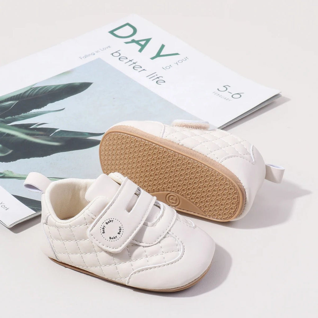 Spring And Autumn Baby Boys And Girls First Walking Toddler Shoes With PU Leather and TPR Sole - Kenner House Emporium