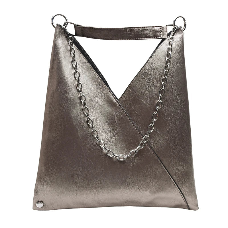 Fashion Leather Handbags for Ladies Luxury Handbags Women Bags Designer Large Capacity Tote Simple Chain Shoulder Bag Female - Kenner House Emporium