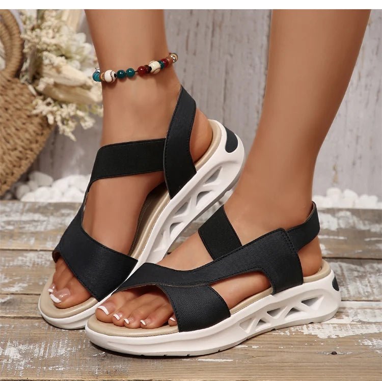 Women's Sandals Casual Summer Women Sandals Soft Heels Sandalias De Mujer 2025 New Summer Shoes Woman Mix Color Footwear Female - Kenner House Emporium