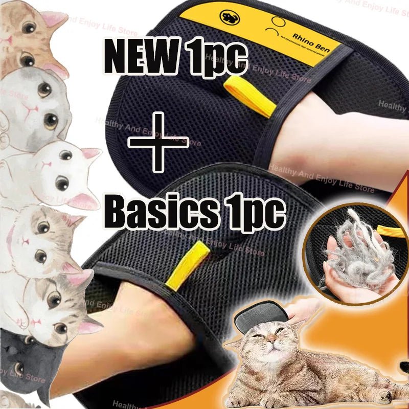 Pet Hair Cleaning And Collection Gloves Pet Double - sided Multi - functional Beauty Glove Tool Reduce The Pressure Of Pet Ownership - Kenner House Emporium