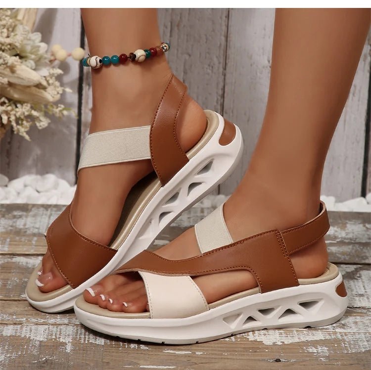 Women's Sandals Casual Summer Women Sandals Soft Heels Sandalias De Mujer 2025 New Summer Shoes Woman Mix Color Footwear Female - Kenner House Emporium