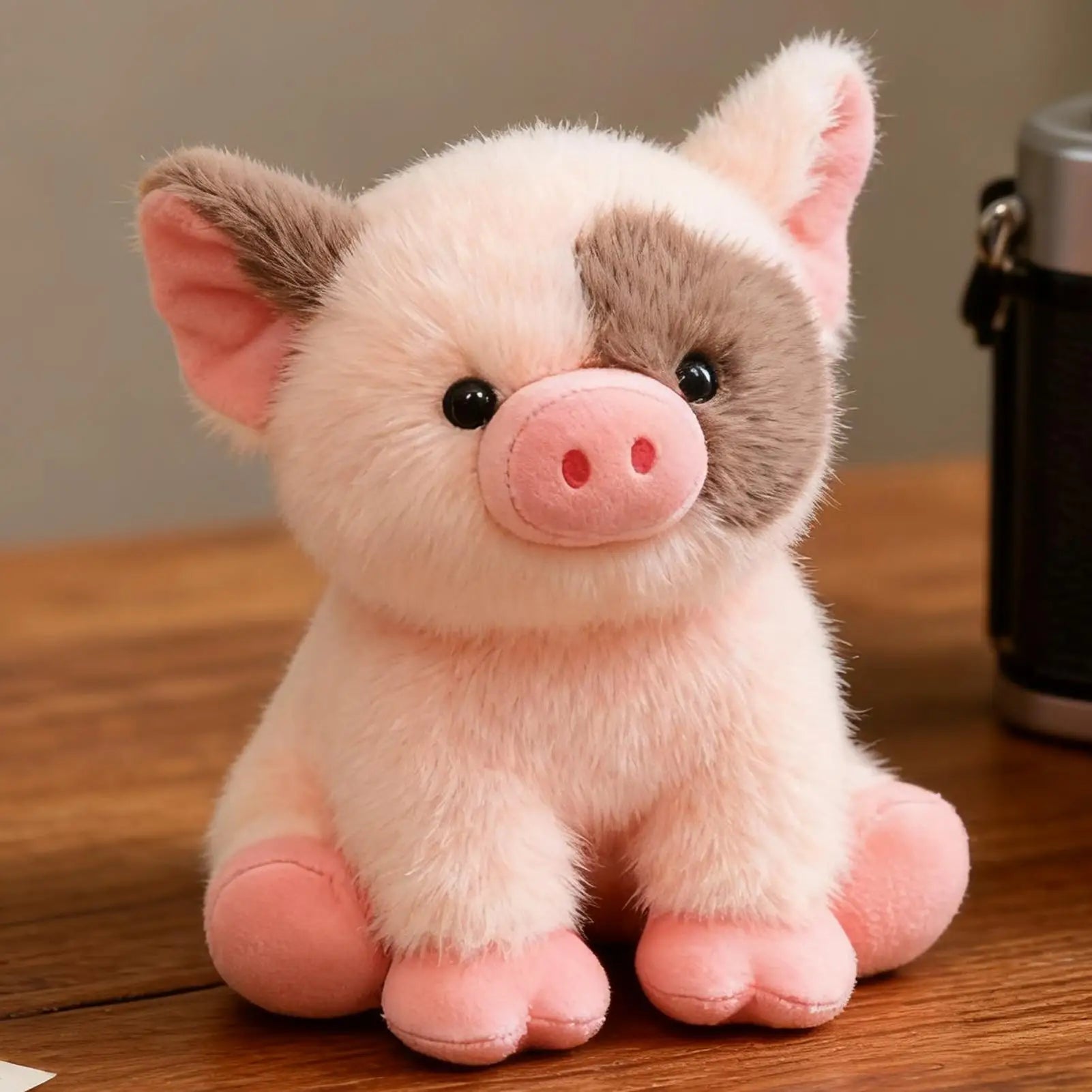 Stuffed Animals 8 Inch Cute Swine Toy Cuddly Animal Throw Pillow for Baby Girls Kids Birthday Halloween Home Bedroom Sofa Car - Kenner House Emporium