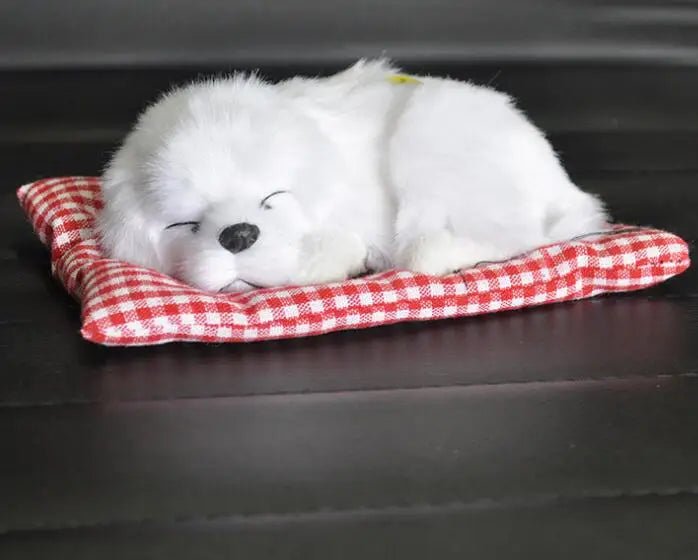 Stuffed Plush Toys Children Lovely Simulation Animal Doll Sleeping Dogs Toy with Sound Kids Toy Decorations Birthday Gift - Kenner House Emporium