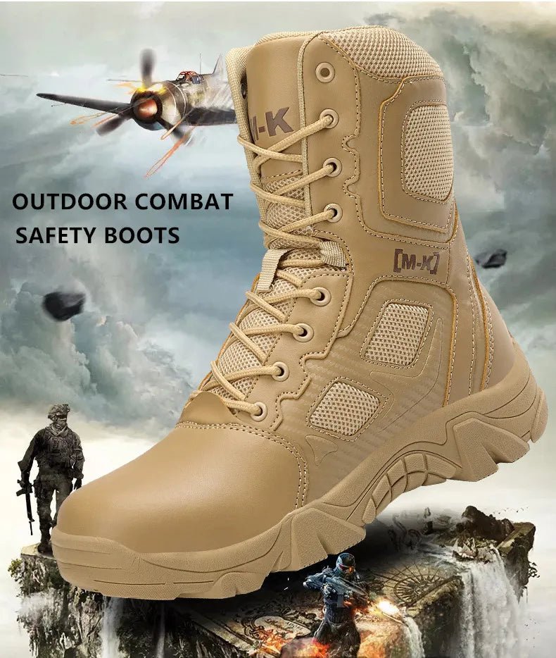 Men Boots Waterproof Safety Shoes Security Steel Toe Cap Men's Boots Working Steel Toe Anti - Smashing Men's Work Boots Size 47 - Kenner House Emporium
