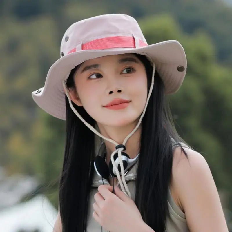 Women Bucket Hat Spring Summer Hats For Women Men Outdoor Sunshade Camping Climbing Sunscreen Bob Cap Foldable Sun Hat New - Kenner House Emporium