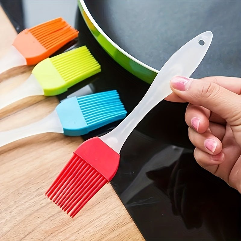 Ergonomic Red Oil Brush - High - Temperature Resistant, Non - Shedding for Effortless Baking & Grilling - Kenner House Emporium