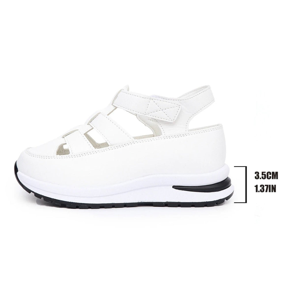 Women's Sandals Summer 2025 Shoes Platform Wedge High - heeled Gladiator Comfortable Casual New in Luxury White Round Toe on Offer - Kenner House Emporium