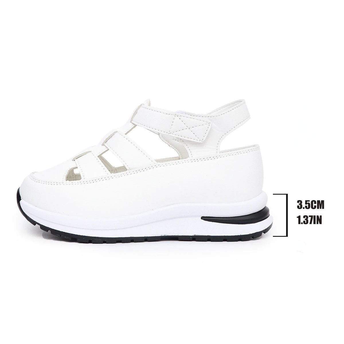 Women's Sandals Summer 2025 Shoes Platform Wedge High - heeled Gladiator Comfortable Casual New in Luxury White Round Toe on Offer - Kenner House Emporium