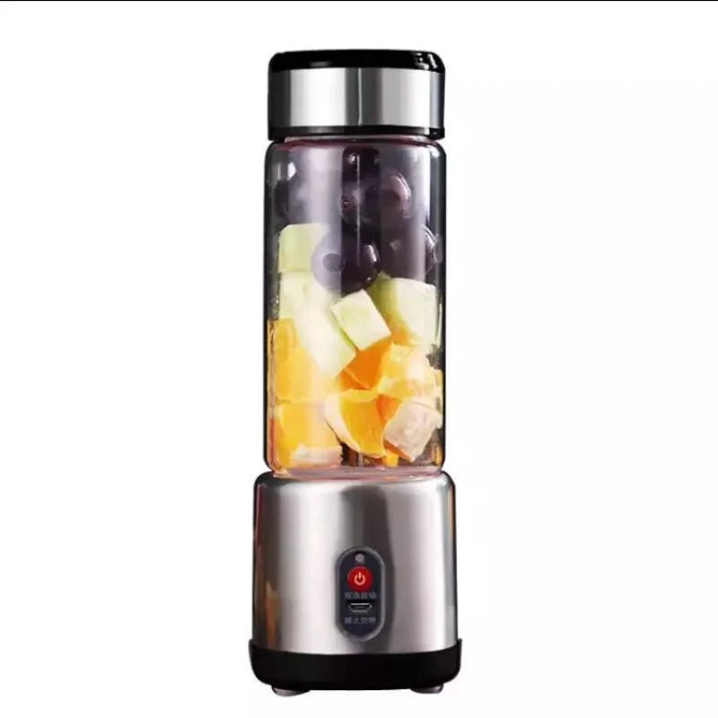 Multifunction Juicers Portable Electric Blender USB Rechargeable Electric Mixer Fruit Orange Milkshake Juice Maker Machine 450M - Kenner House Emporium