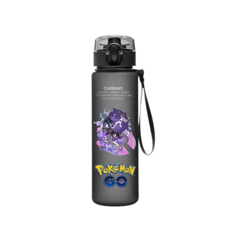 560ML Pokemon Water Cup Anime Portable Children's Cute Pikachu Gengar Plastic Outdoor Sports Large Capacity Water Bottle Gifts - Kenner House Emporium