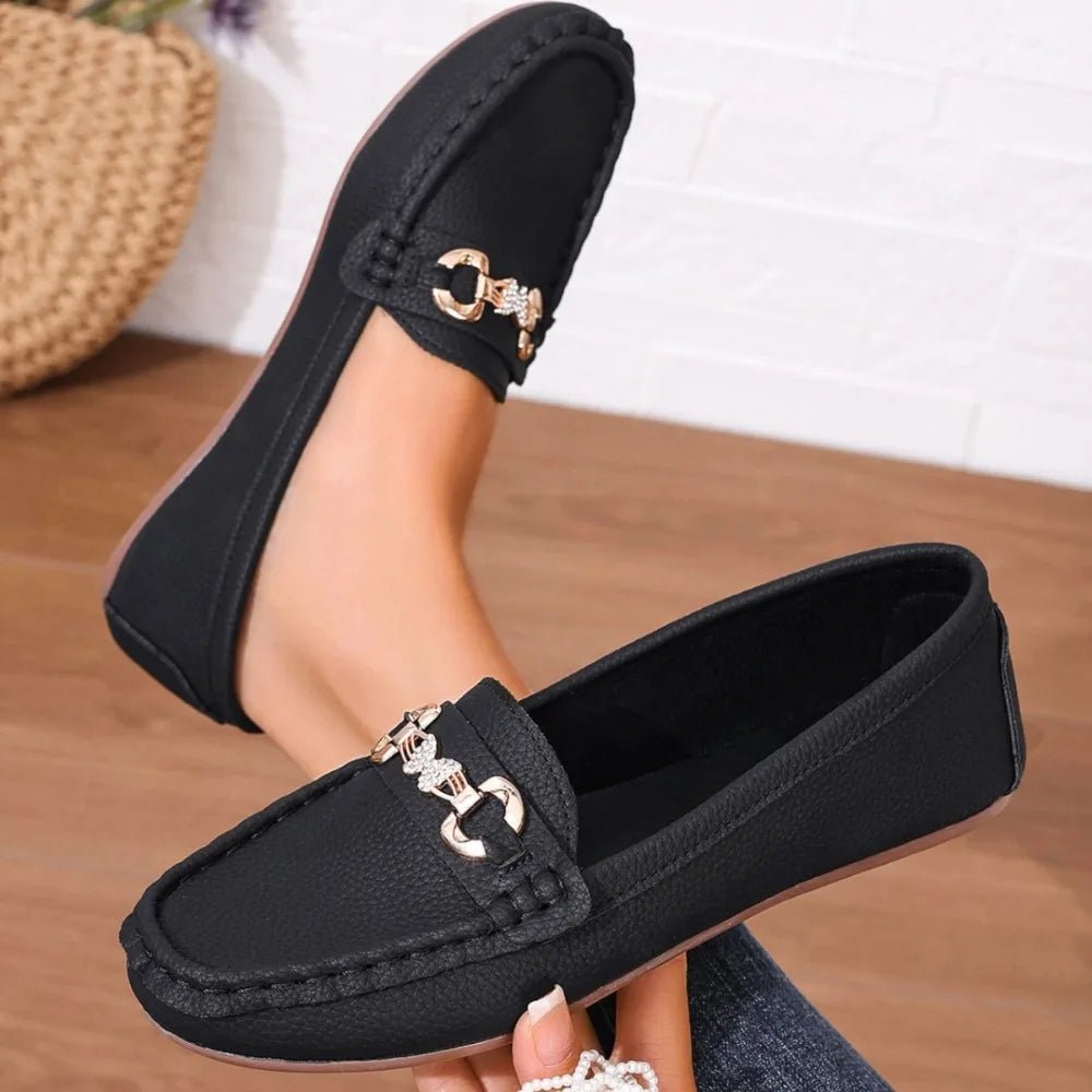 New Women's Casual Slip on Mary Jane Shoes Spring Autumn Fashion Round Toe Solid Soft Sole Flat Loafers Zapatos De Mujer luxury - Kenner House Emporium