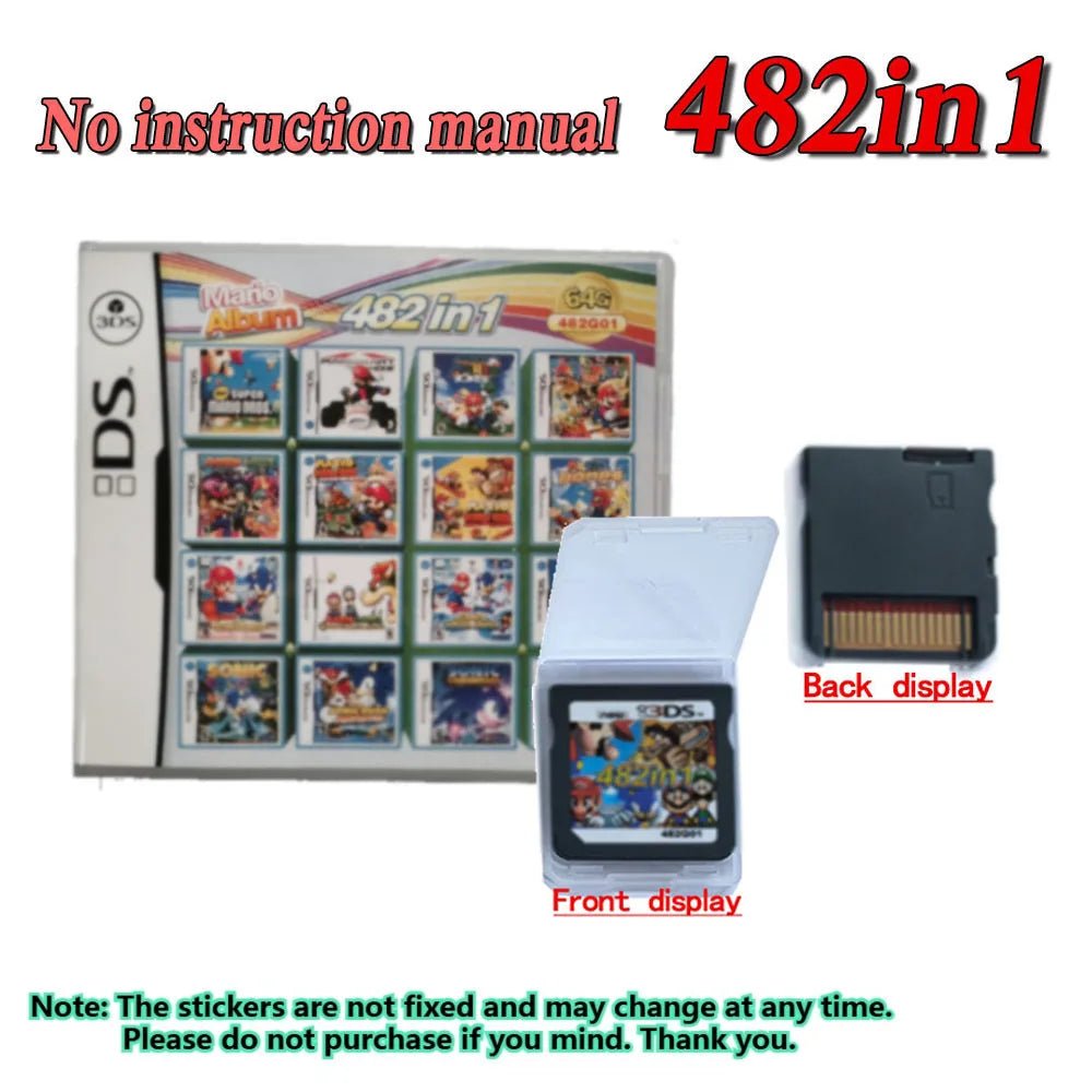 Pokemon Album 23 In 1 Video Game Cartridge Card for DS 3DS NDSI NDSLL NDSXL 3DS XL Video Game Console - Kenner House Emporium