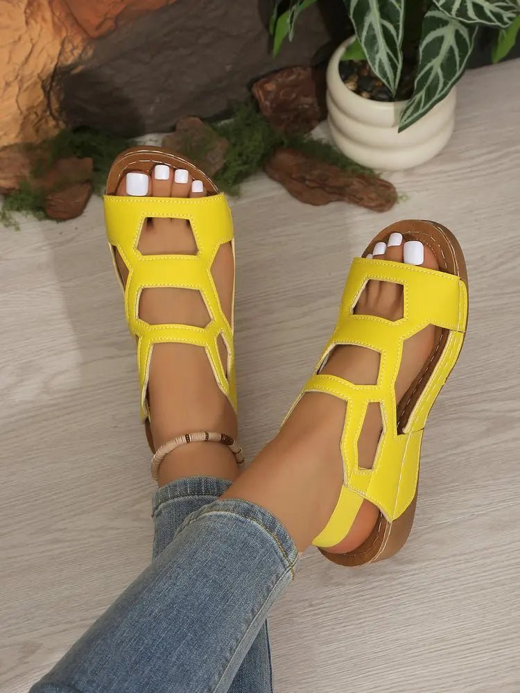 Women Sandals 2026 New Summer Beach Sandals Women Casual Wedges Footwear Summer Shoes Soft Heeled Sandals Woman - Kenner House Emporium