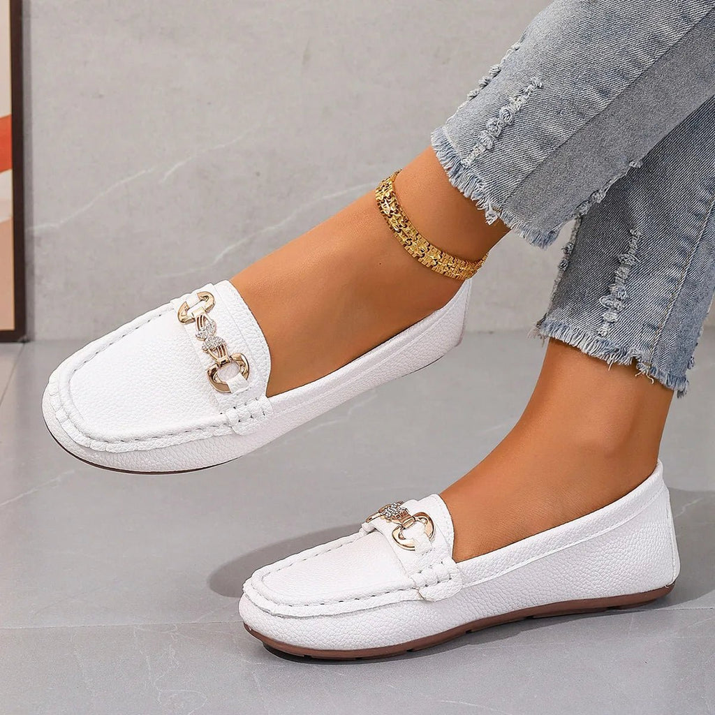New Women's Casual Slip on Mary Jane Shoes Spring Autumn Fashion Round Toe Solid Soft Sole Flat Loafers Zapatos De Mujer luxury - Kenner House Emporium