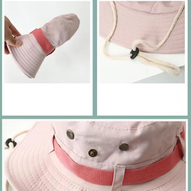 Women Bucket Hat Spring Summer Hats For Women Men Outdoor Sunshade Camping Climbing Sunscreen Bob Cap Foldable Sun Hat New - Kenner House Emporium