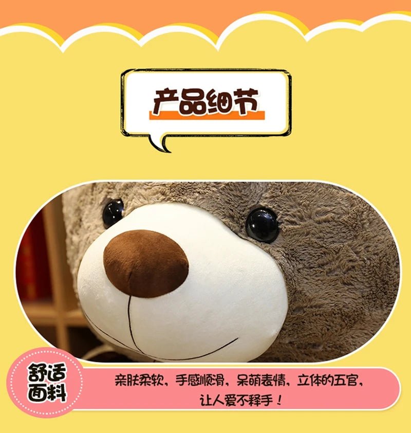 Nice New Hot High Quality 2 Colors Teddy Bear With Love Stuffed Animals Plush Toys Doll Pillow Kids Lovers Birthday Baby Gift - Kenner House Emporium