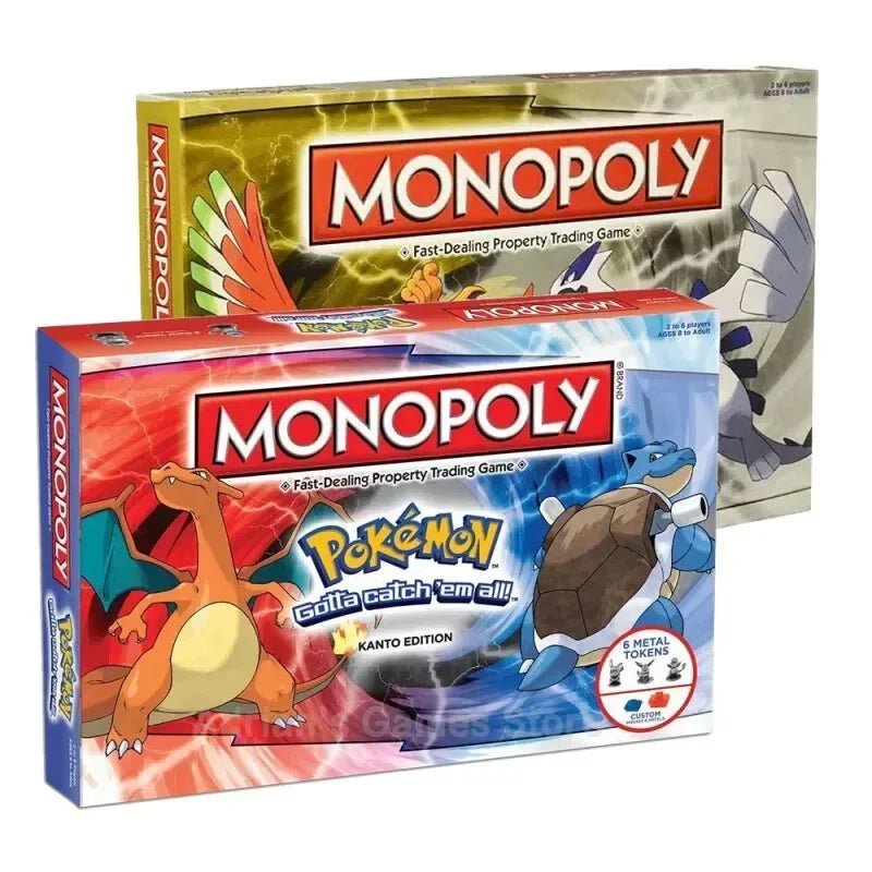 Newest English Version Pokemon Pikachu Monopoly Real Estate For Adults And Children 2 - 6 People Party Birthday Game Kid Gifts - Kenner House Emporium