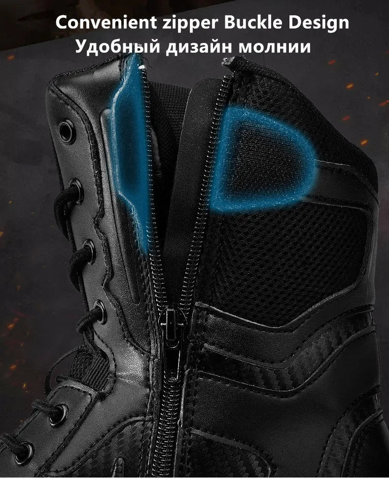 Men Boots Waterproof Safety Shoes Security Steel Toe Cap Men's Boots Working Steel Toe Anti - Smashing Men's Work Boots Size 47 - Kenner House Emporium