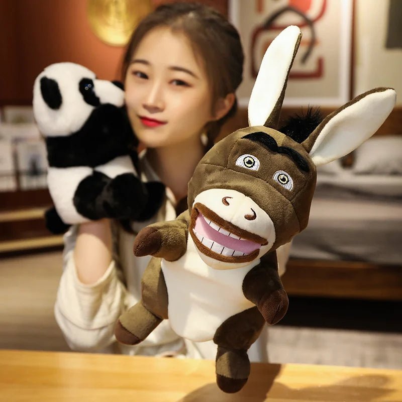 Stuffed Plush Animals Toys Hand Finger Puppet Kawaii Dolls Educational Baby Toys Learning & Education Monkey Tiger Children Gift - Kenner House Emporium
