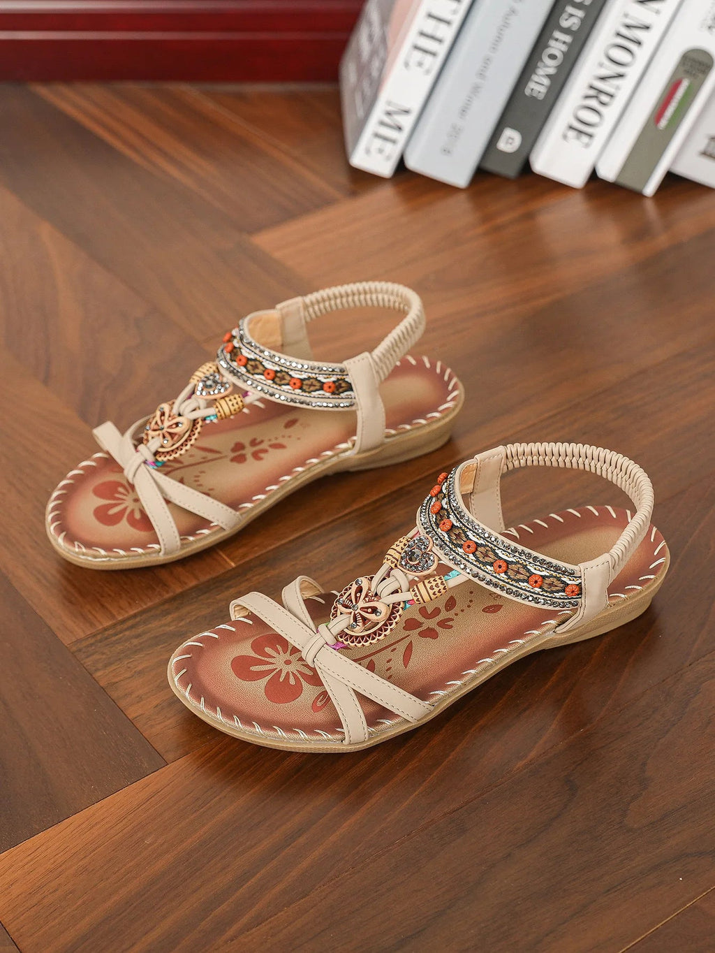 Women's Sandals Bohemian Sandals Outdoor Soft Sole Beach Sandals Platform Lightweight Women Casual Shoes Flat Plus Size Sandal - Kenner House Emporium