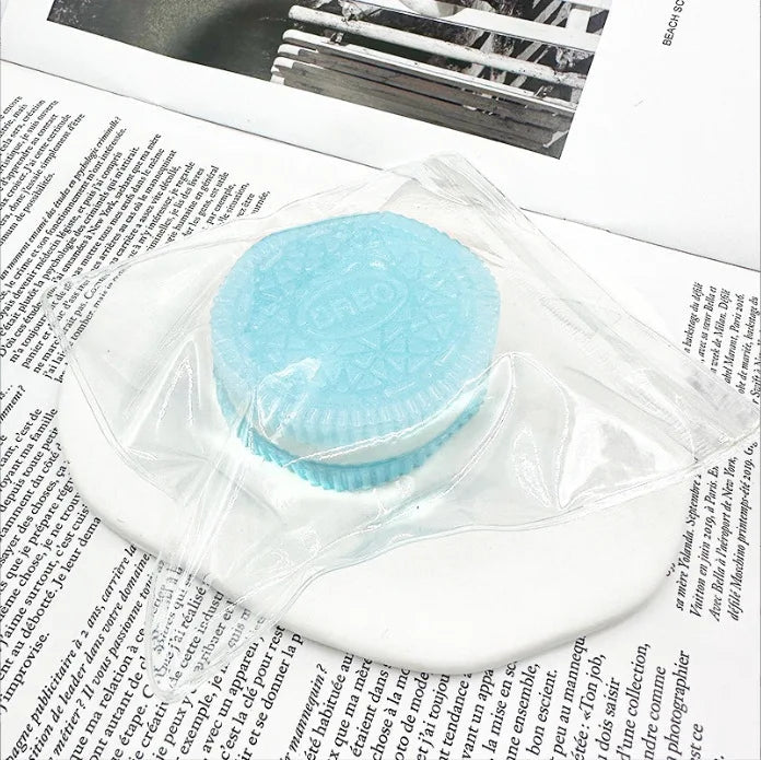 Squishy Handmade Silicone Cookies Fidget Toy Slow Rebound Stress Relief Pinch Decompression Squeeze Toy for Kids Holiday Gifts - Kenner House Emporium