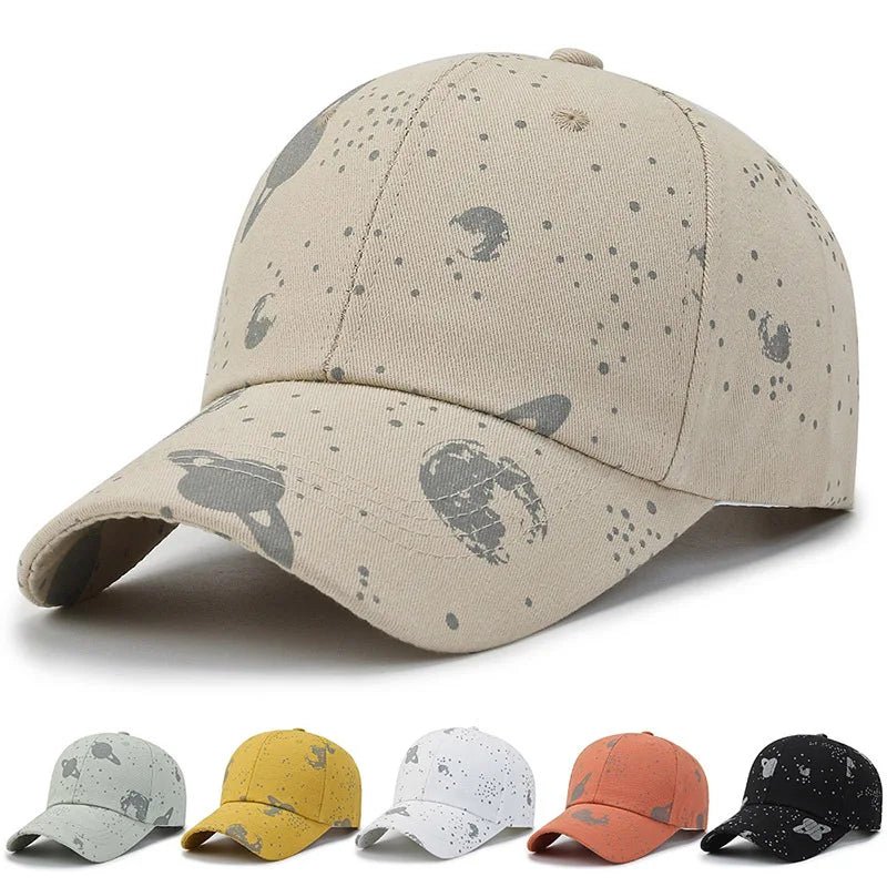 Fashion Women Men Print Baseball Caps Male Lady Outdoor Spring Summer Snapback Hat Graffiti Hip Hop Fitted Cap Hat For Women Men - Kenner House Emporium