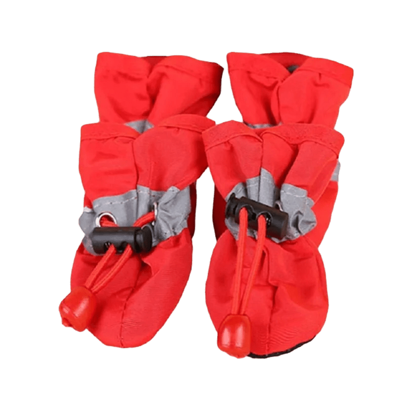4pcs/set Waterproof Pet Dog Shoes Anti - slip Rain Boots Footwear for Small Cats Dogs Puppy Dog Pet Booties Pet Paw Accessories - Kenner House Emporium