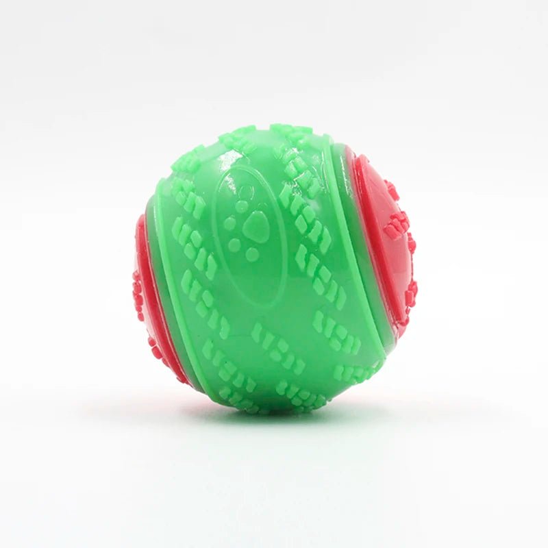 Dogs Interactive Toys Soft TPR Toys for Dog Pet Teeth Cleaning Bite Resistance Squeaky Dog Ball Toy - Kenner House Emporium
