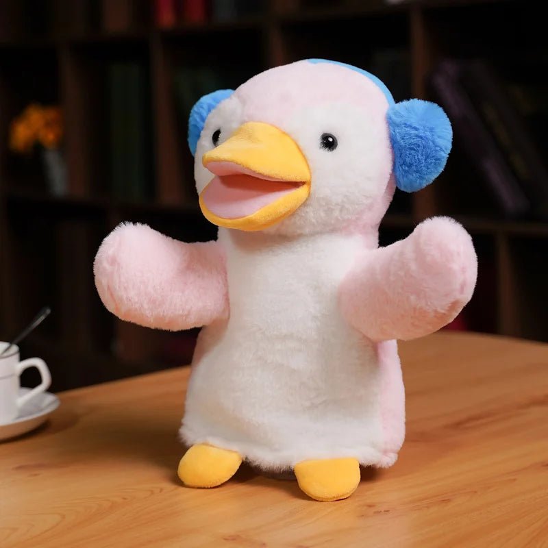 Stuffed Plush Animals Toys Hand Finger Puppet Kawaii Dolls Educational Baby Toys Learning & Education Monkey Tiger Children Gift - Kenner House Emporium