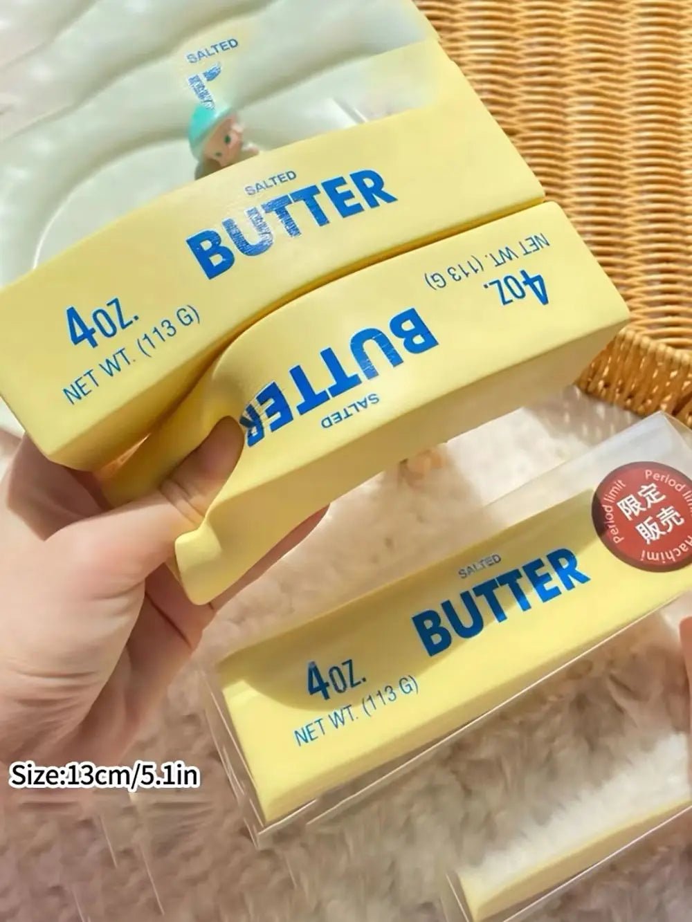 Squishy Toys BUTTER Texture Kids Adults Funny Relieve Stress Tool Birthday Party Gift Favor Food Grade Silicone - Kenner House Emporium