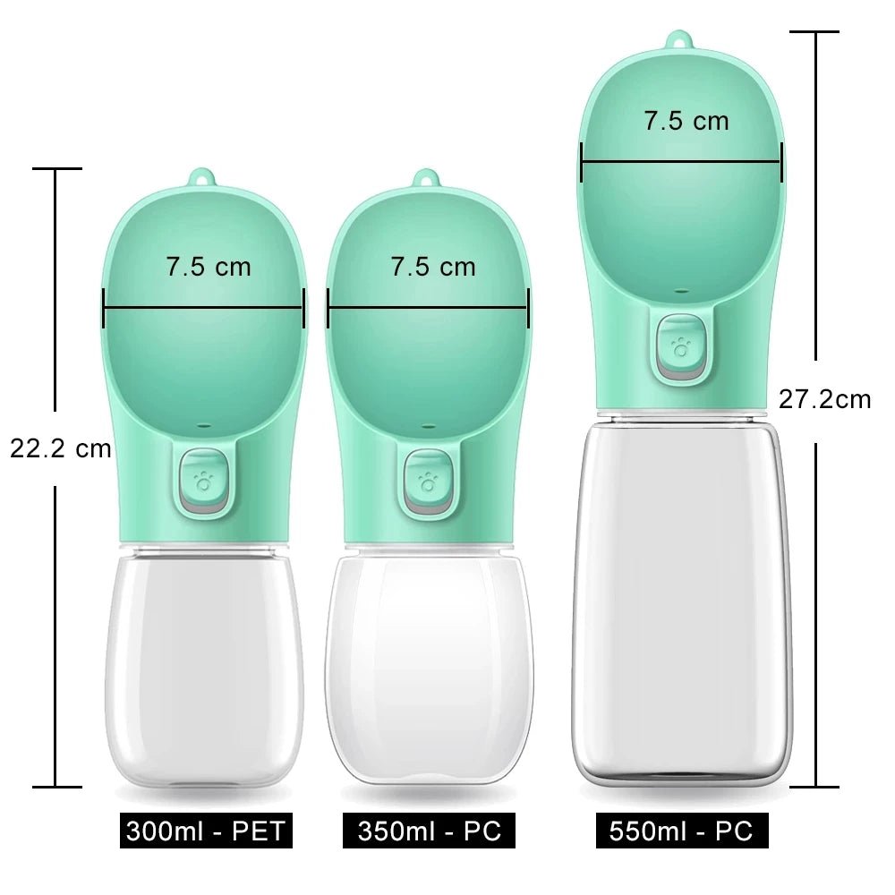Portable Dog Water Bottle For Small Large Dogs Cat Outdoor Leakproof Walking Drinking Bowls Chihuahua French Bulldog Supplies - Kenner House Emporium