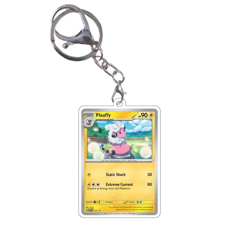 Pokemon Acrylic Small Cards Quaxly Fuecoco Sprigatito Double Sided Pendant Game Props Anime Characters Keychain Game Props Toys - Kenner House Emporium