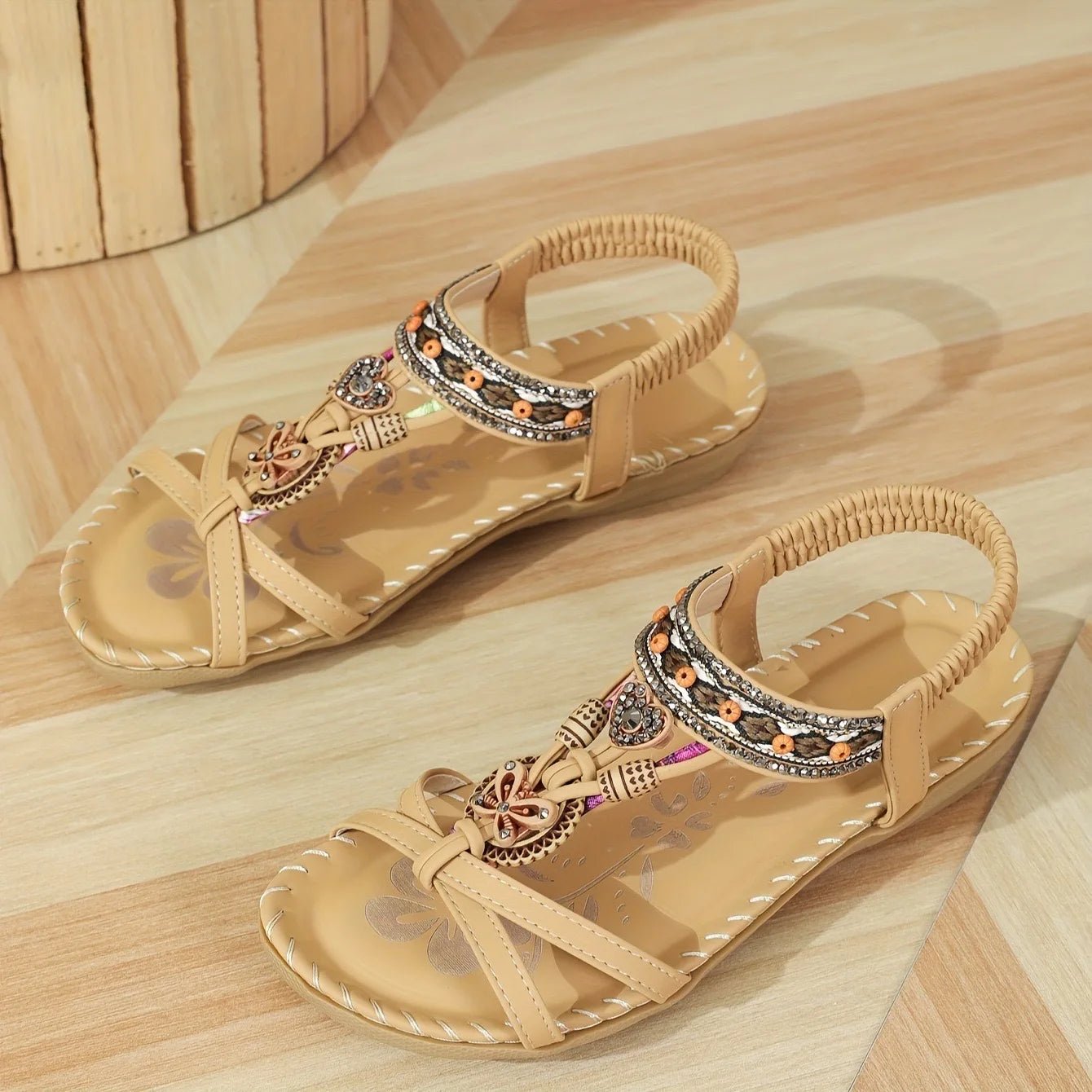 Women's Sandals Bohemian Sandals Outdoor Soft Sole Beach Sandals Platform Lightweight Women Casual Shoes Flat Plus Size Sandal - Kenner House Emporium