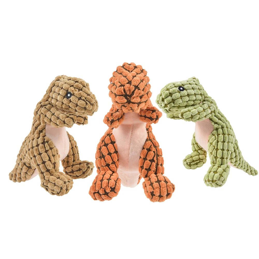 Cats and Dogs Pet Plush Dinosaur Toys Interactive Dog Chew Toys Plush Stuffing Pet Supplies Dog Toys for Small Dogs - Kenner House Emporium
