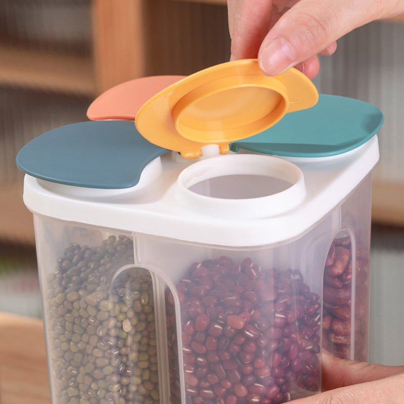 1.5L/2.3L Kitchen Storage Box Food Storage Containers Grain Sealed Moisture Proof Grain with Lid Kitchen Keep Fresh Supplies - Kenner House Emporium